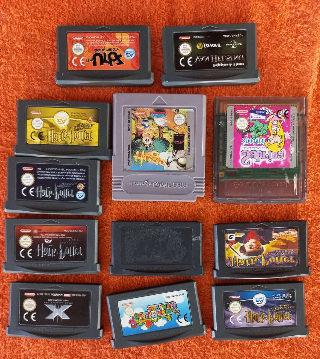 Nintendo Game Boy Advance Console, Carry Bag & 12 Games AGB-001