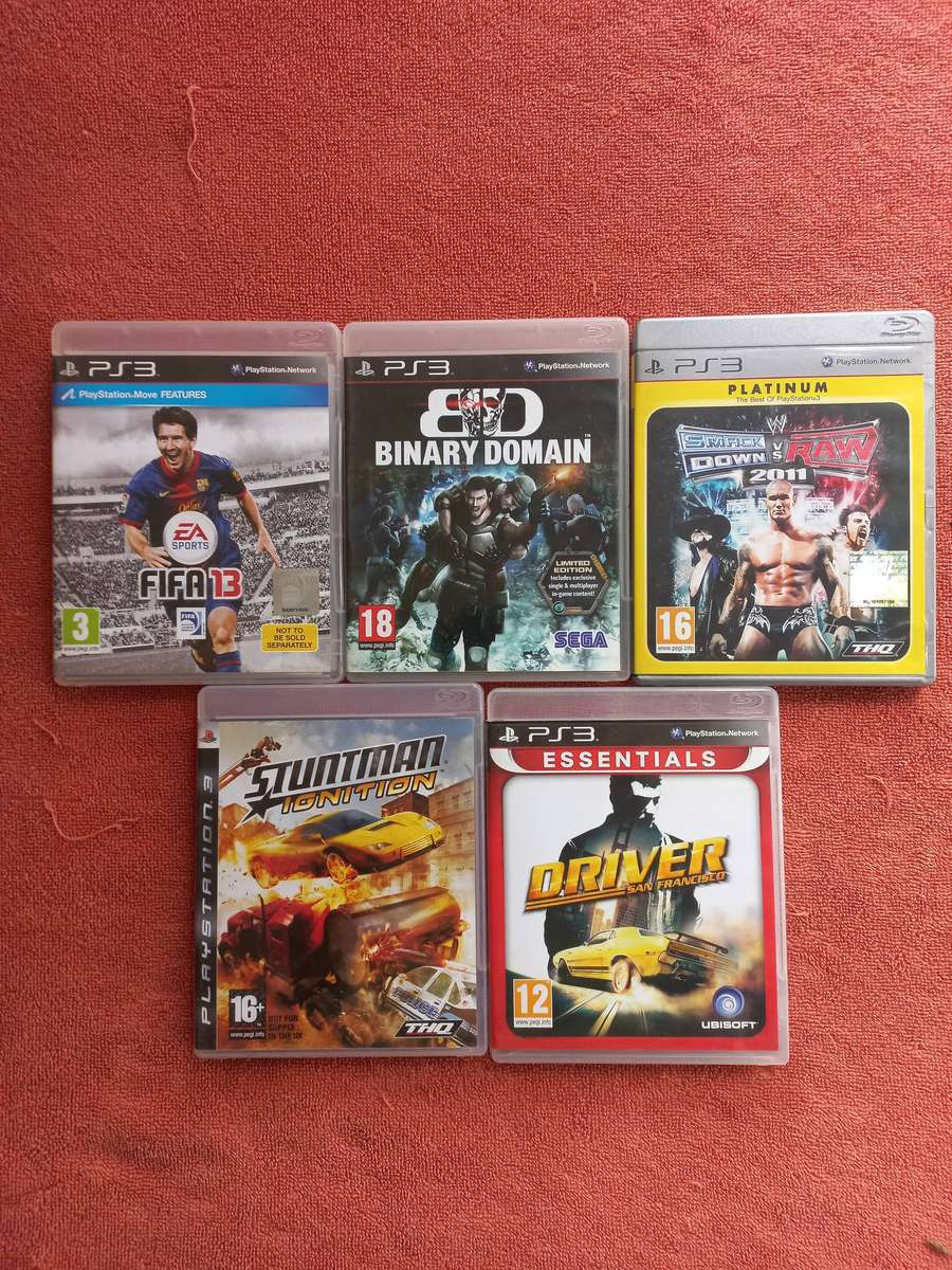 Lot of 5x Playstation3 games - read description