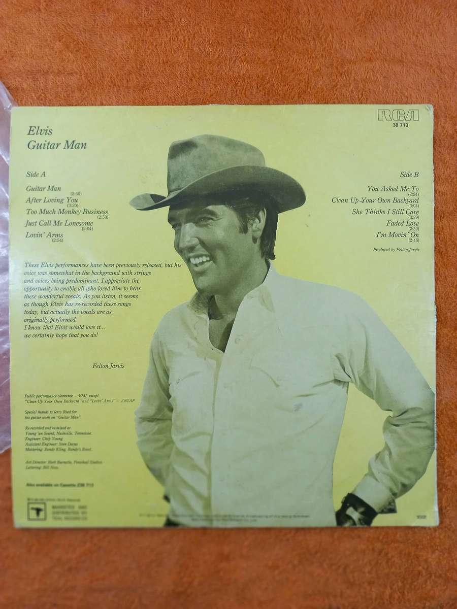 Lot of 4x Lp's - Pink Floyd-The Wall, Elvis- GuitarMan, The History of Rock & Rodriguez