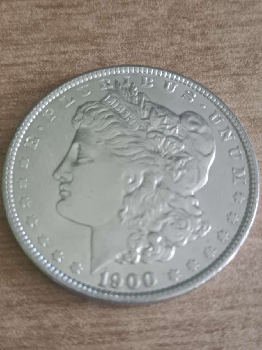 1900 Morgan Dollar. 26.73 grams of 90% silver/