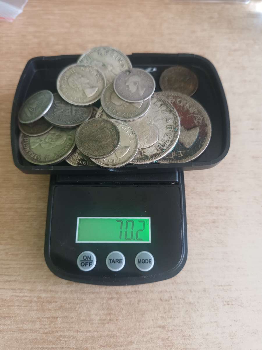 Joblot of Silver Coins 70.2 grams of 50% silver