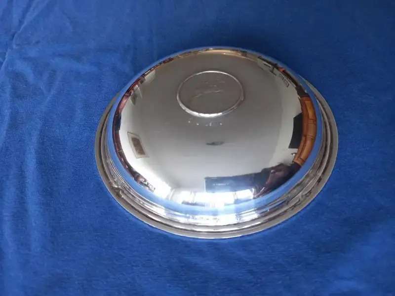 S.A. Mint Fine 99.9% Silver Dish 195.5 grms with R1 Coin Insert 1977 12gram  Total 207.5 grms