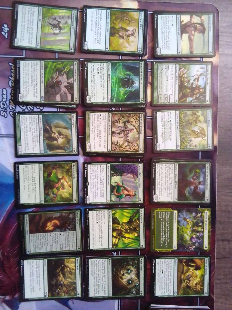 Magic the Gathering - Mono-Green Elves  Emerald Swarm (60 cards)