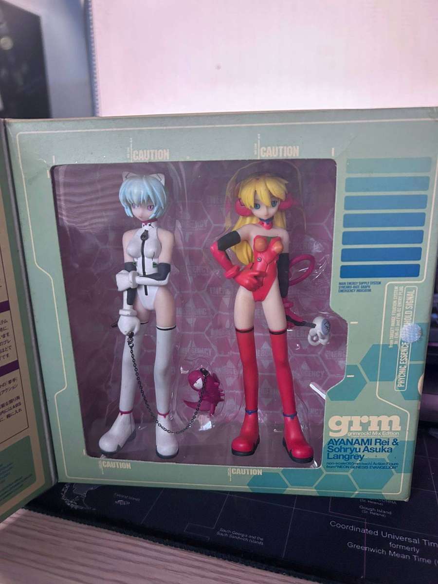 Neon Genesis Evangelion Grimrock  Rei Ayanami & Soryu Asuka Langley J23 Figure Set