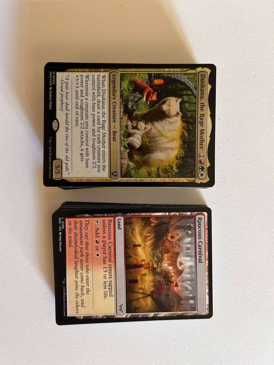 Magic The Gathering-Duskana, the Rage Mother  Naya Commander Deck