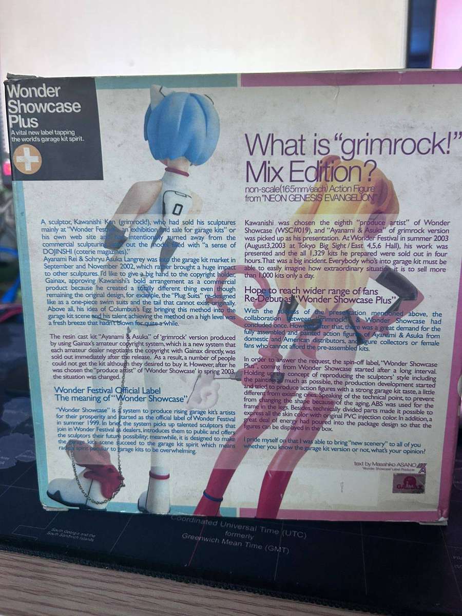 Neon Genesis Evangelion Grimrock  Rei Ayanami & Soryu Asuka Langley J23 Figure Set