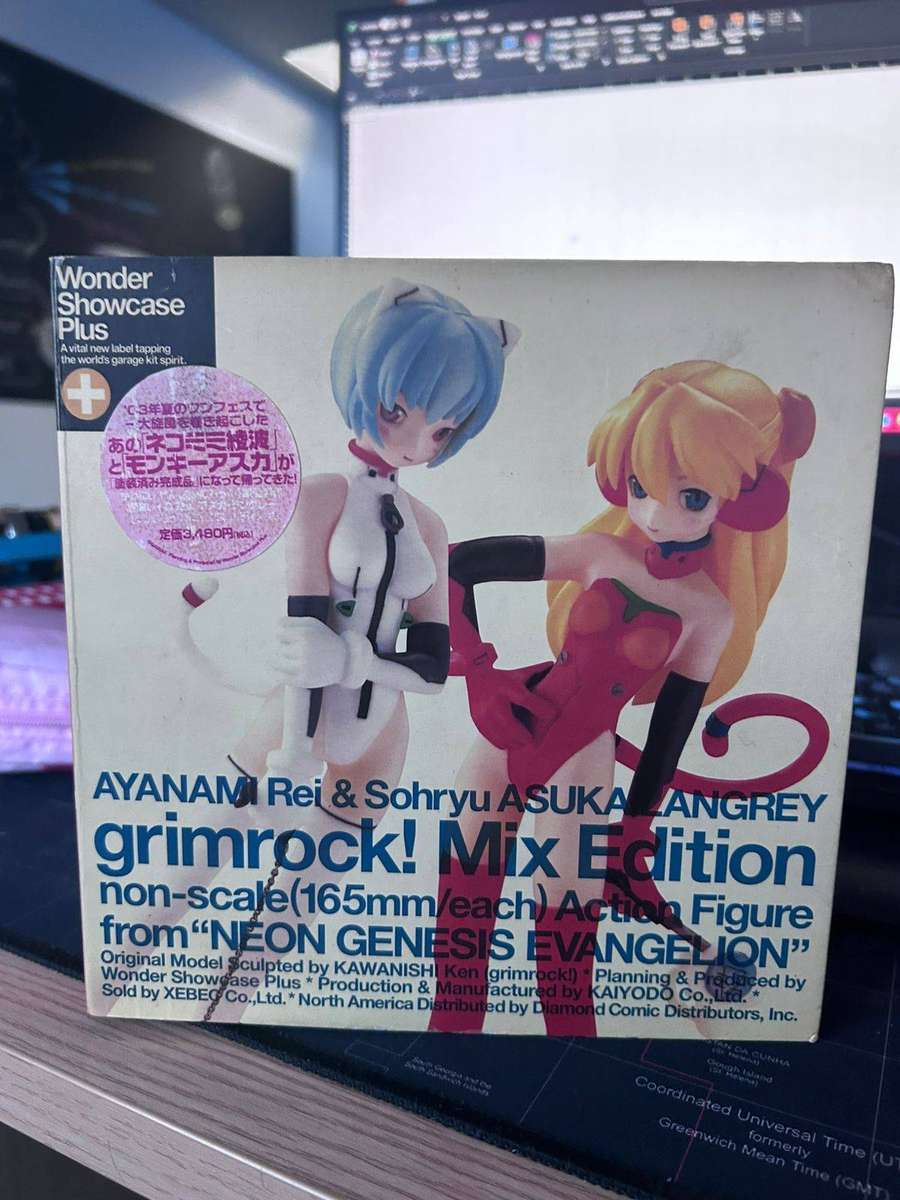 Neon Genesis Evangelion Grimrock  Rei Ayanami & Soryu Asuka Langley J23 Figure Set