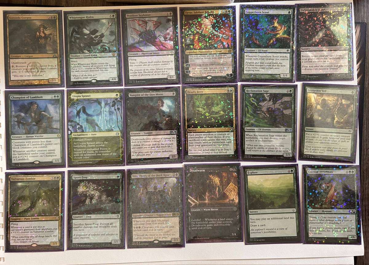 Magic the Gathering - Old Man Willow  Golgari Graveyard & Growth Commander Deck