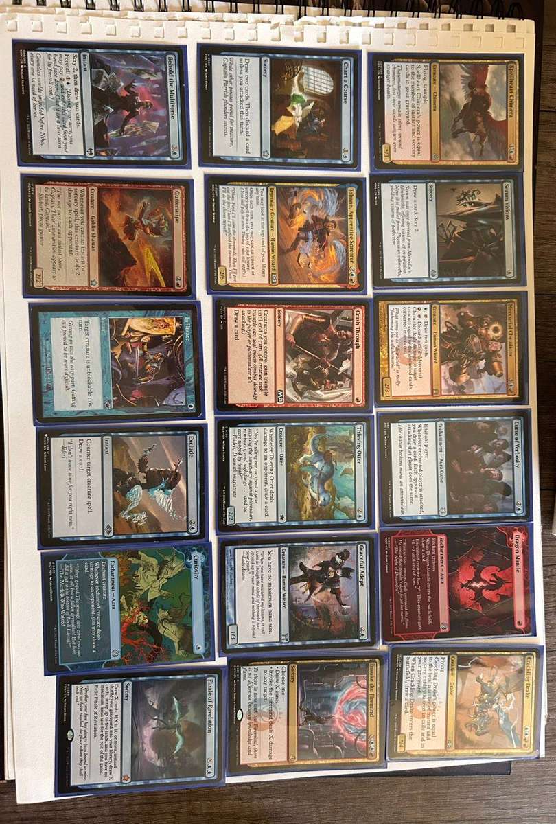 Magic The Gathering - Niv-Mizzet, the Firemind  Izzet Spellslinger Commander Deck