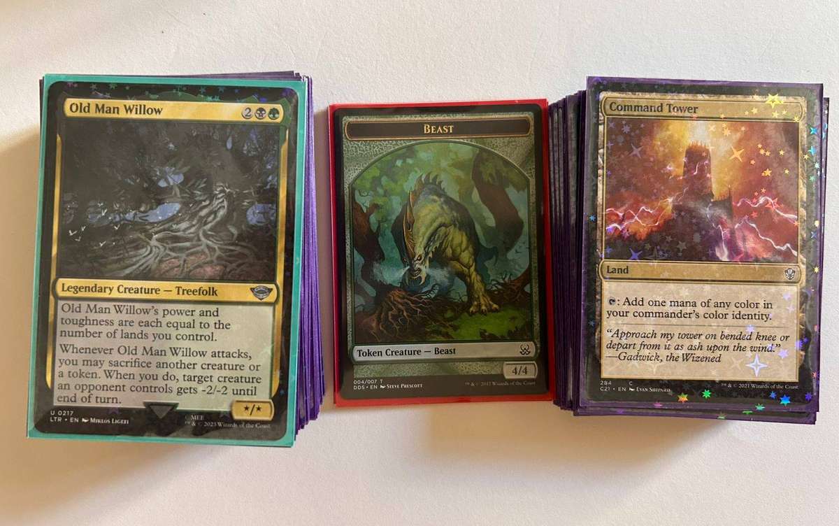 Magic the Gathering - Old Man Willow  Golgari Graveyard & Growth Commander Deck