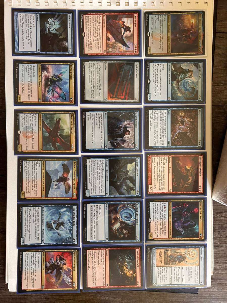 Magic The Gathering - Niv-Mizzet, the Firemind  Izzet Spellslinger Commander Deck