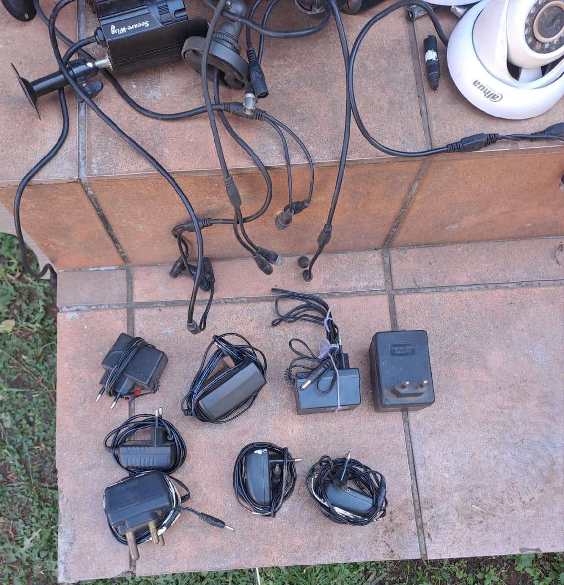 Surveillance Cameras Wires & Power supplies