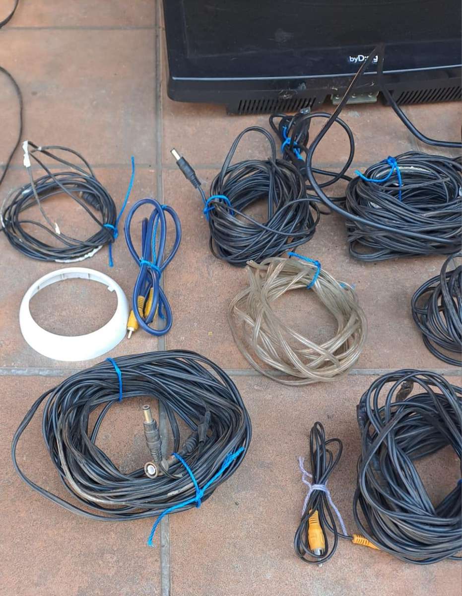 Surveillance Cameras Wires & Power supplies