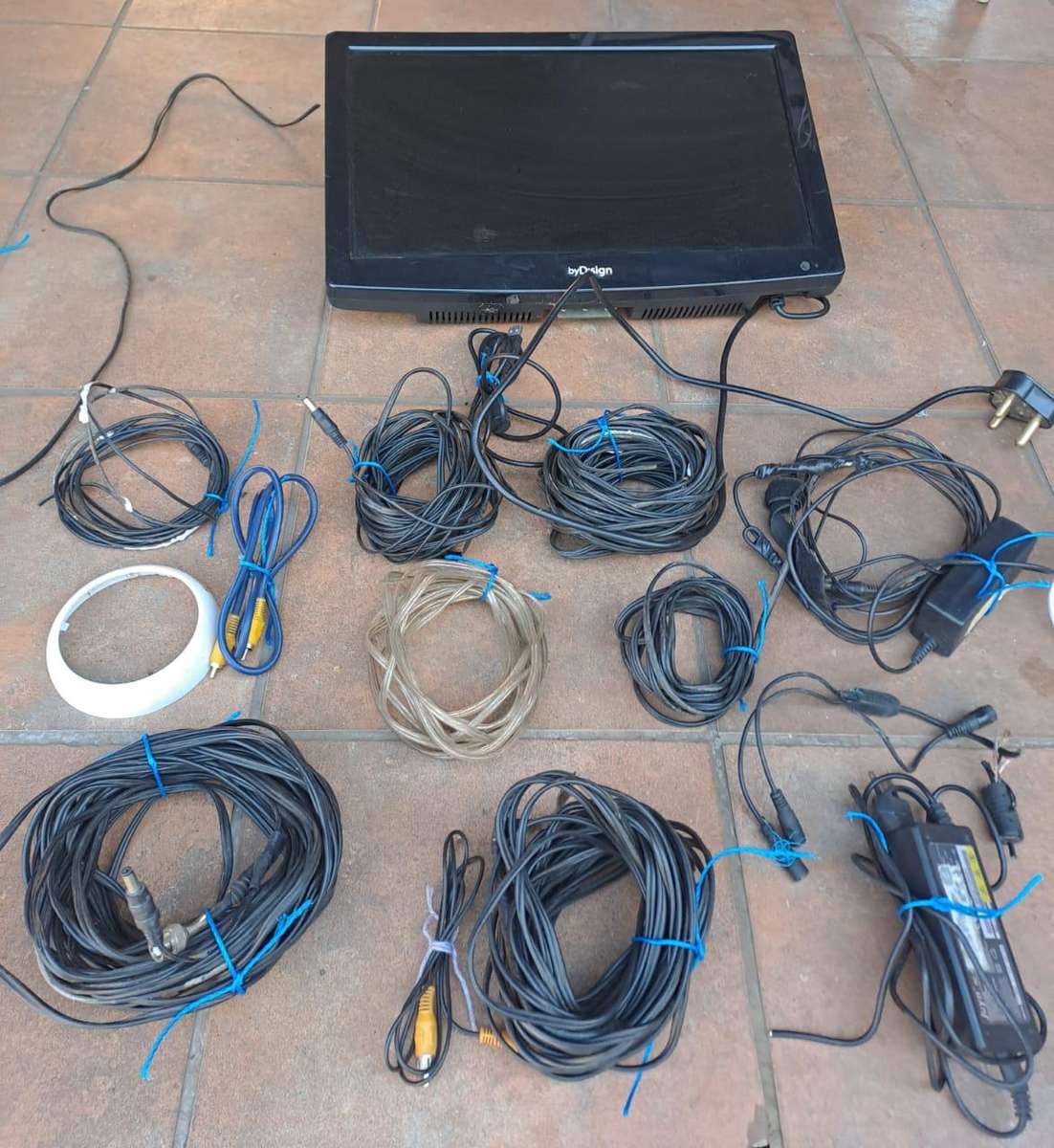 Surveillance Cameras Wires & Power supplies