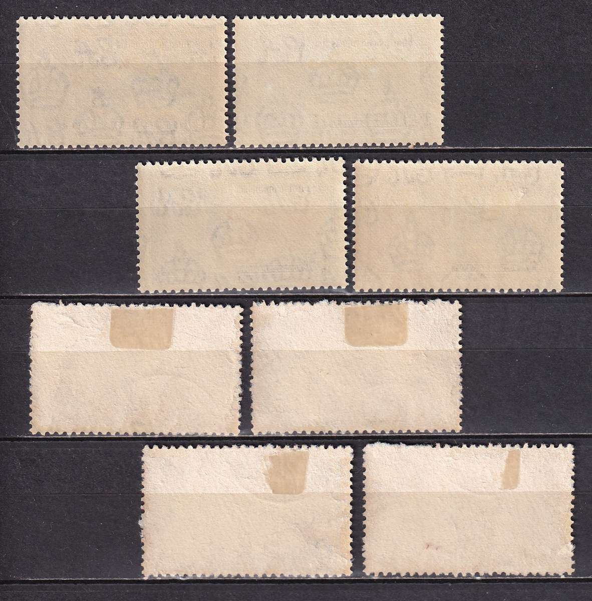 British Honduras 1935 KG V Silver Jubilee sets , M/H & used               (SG 143-146 , CV £35 )