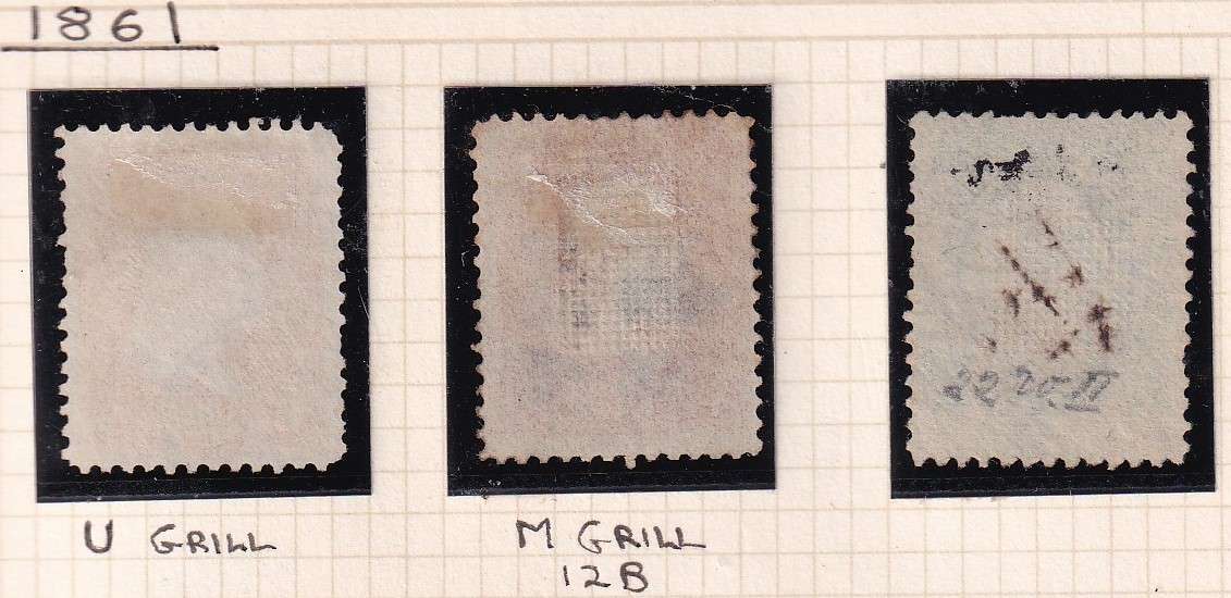 USA 1861 part set, used       (SG 61c & 64a, CV £15)