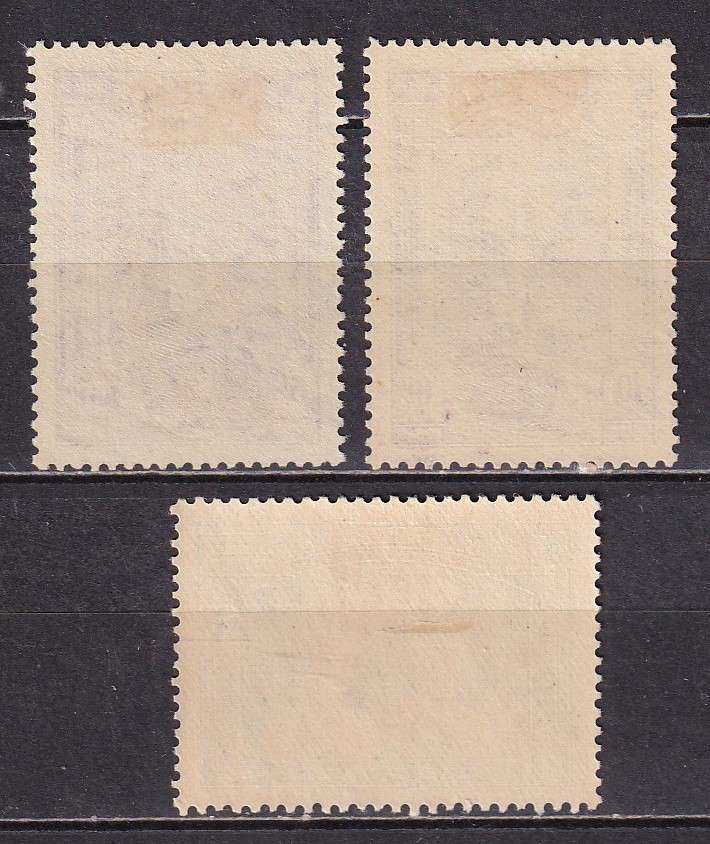 Australia 1937-49 QE & KG VI part set to £1 (top values), MLH            (SG 176-178, CV £128)