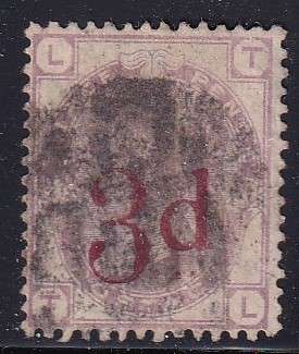 GB 1880-83 QV 3d on 3d lilac , used         (SG 159, CV £150)
