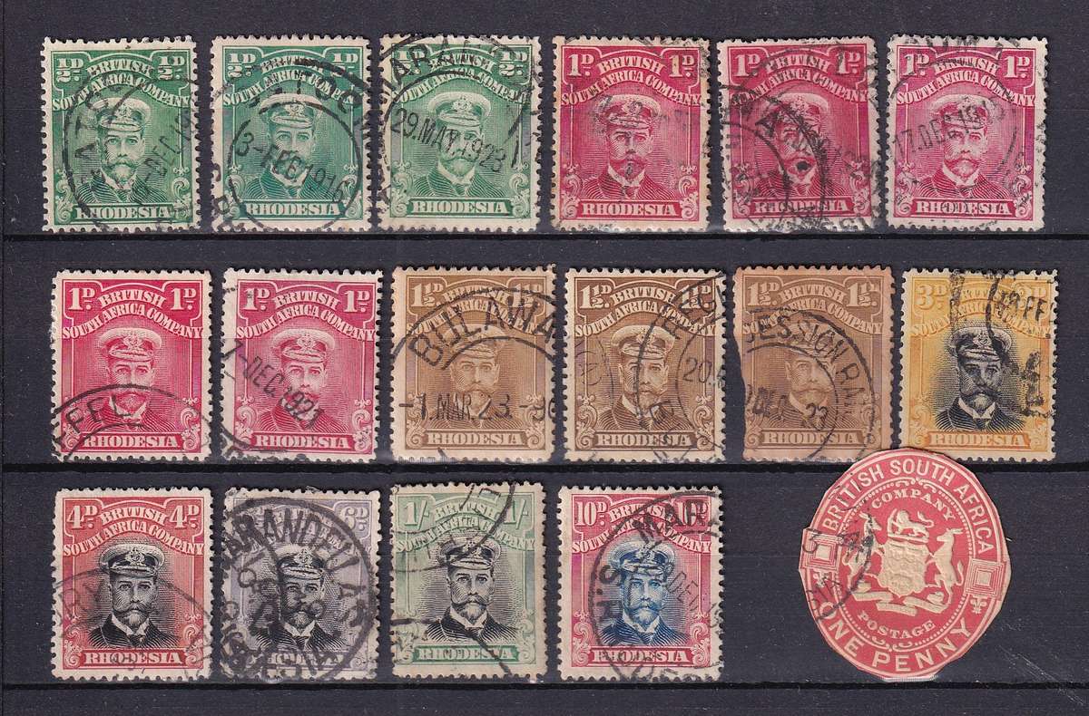 BSAC 1913 KG V lot , used          (3 scans, CV R1400)