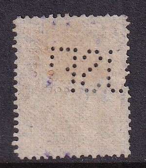 BSAC 1892 Definitive 5s yellow perfin revenue , used                       (SACC , CV R1200)