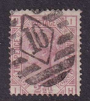 GB 1873-80 QV 2 1/2d rosy mauve (W48),plate 3 ,used                (SG 141, CV £80)