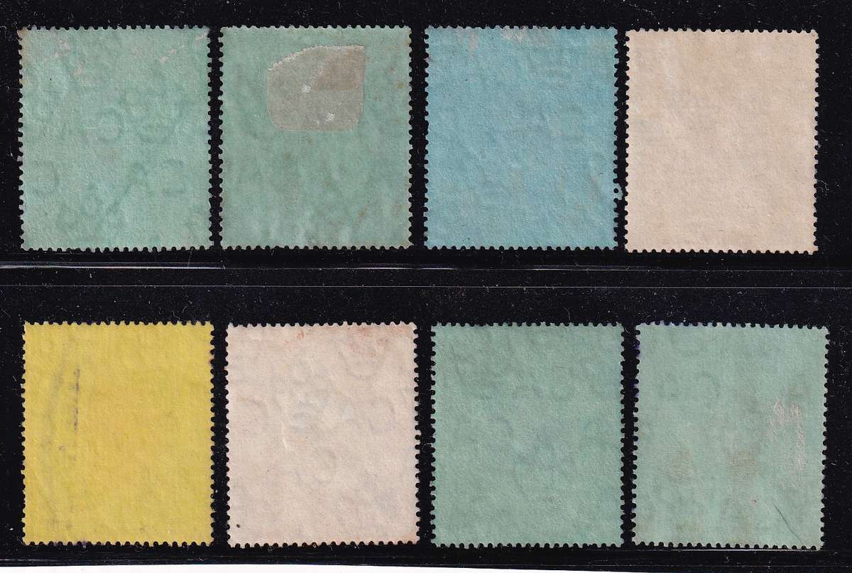 British East Africa and Uganda Protectorate 1912-21 KG V 1R-R10 revenues , used        (SG 53-57,)