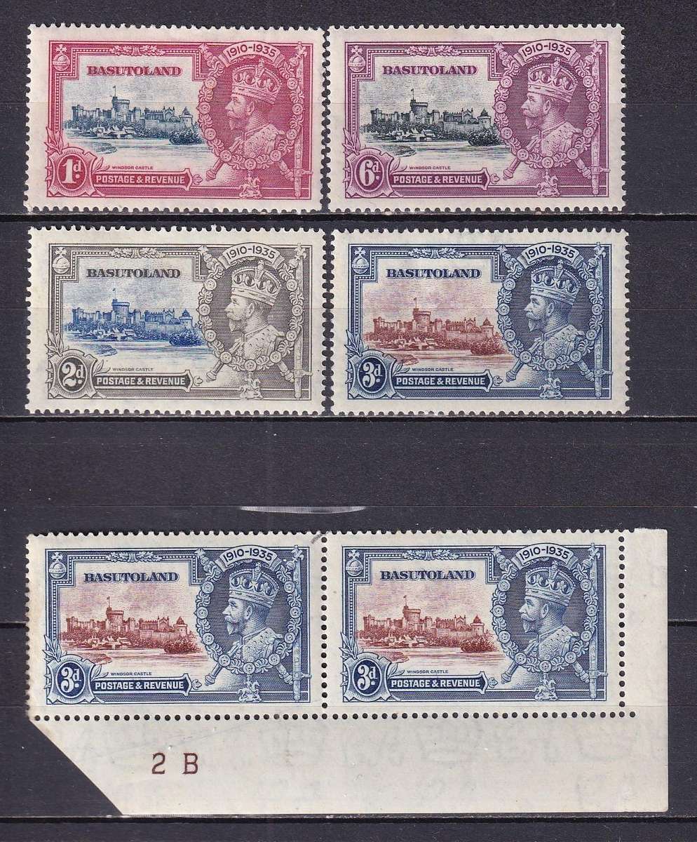 Basutoland 1935 KG V Silver Jubilee set, MLH        (SACC 11-14, CV R180)