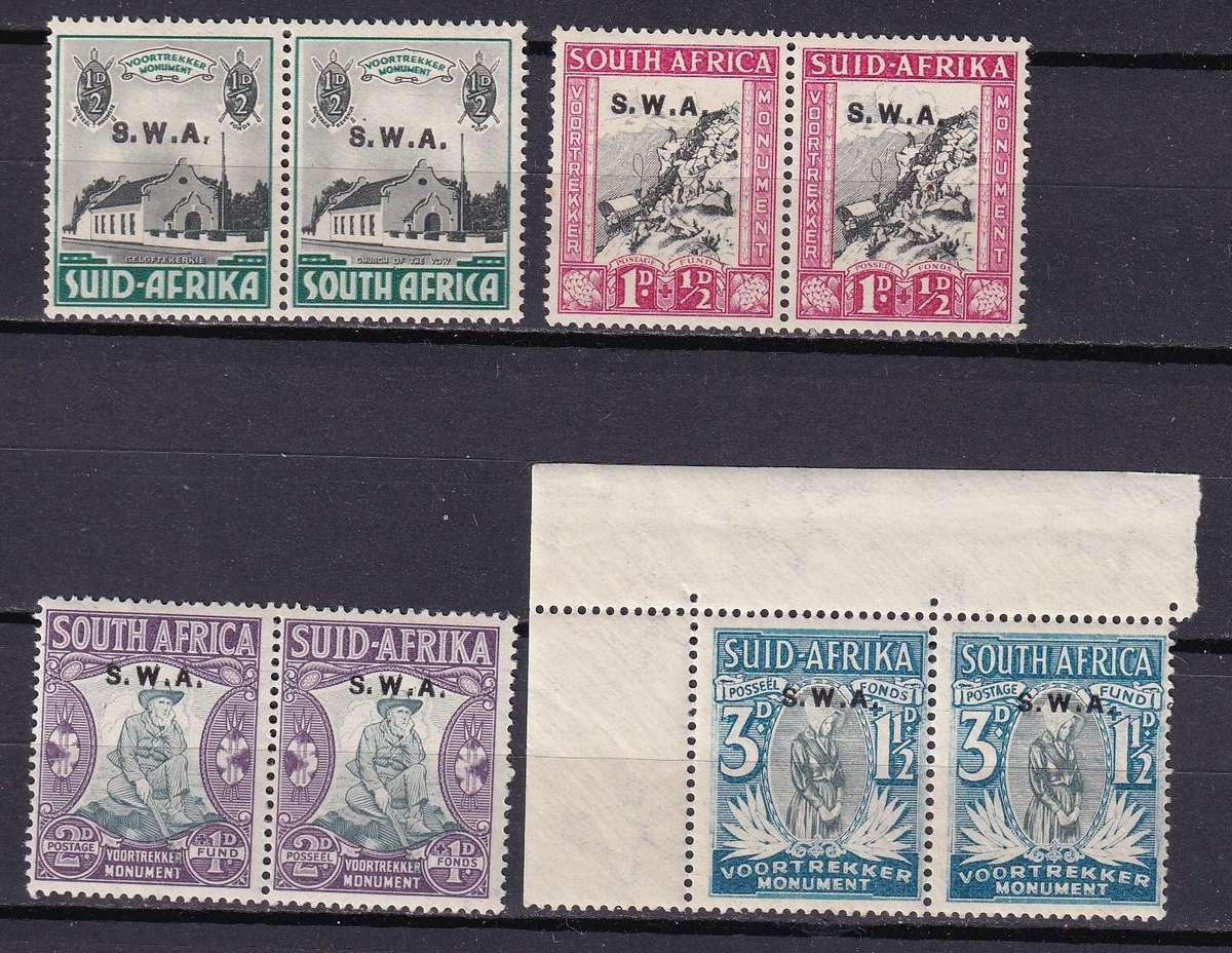 SWA 1935-36 Voortrekker Memorial Fund set, MNH       (SACC 119-122, R400)
