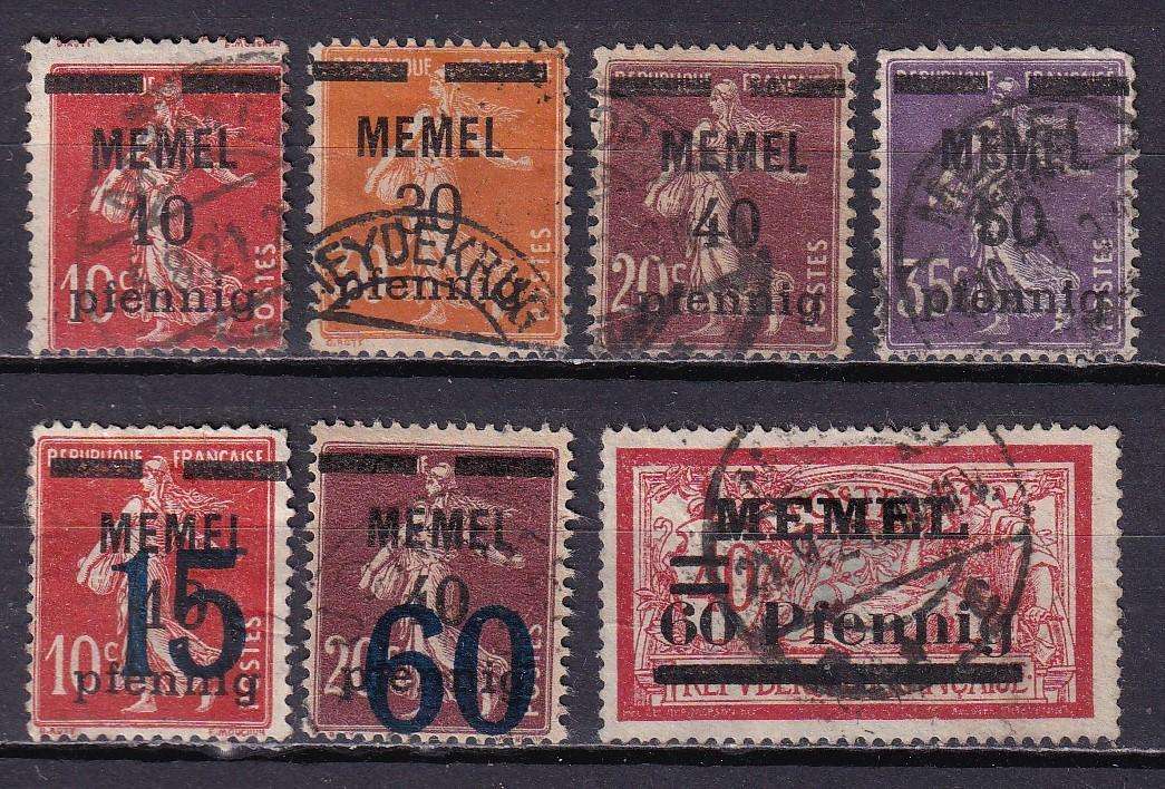 Germany Memel part sets, used