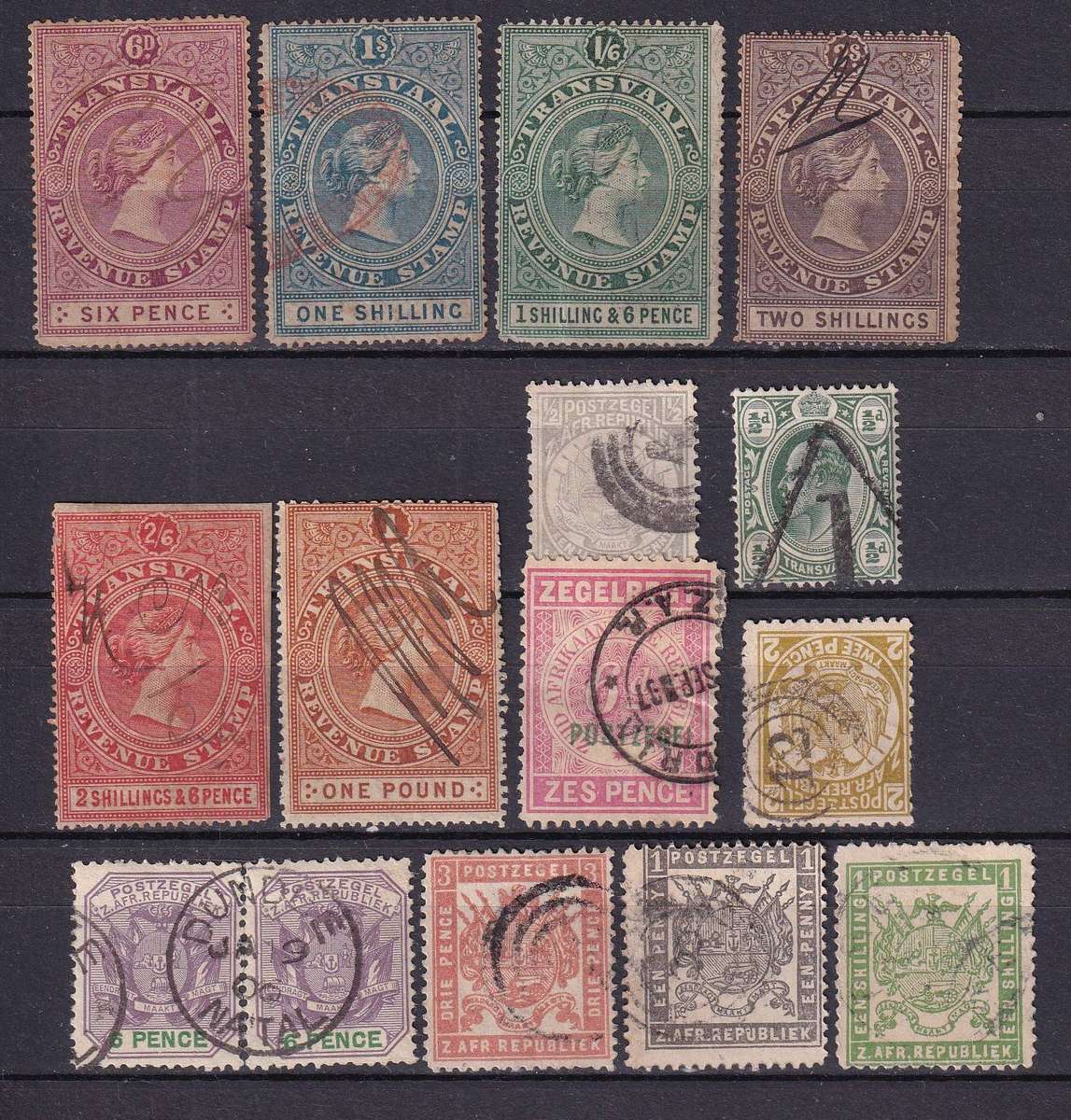 Transvaal QV lot , used