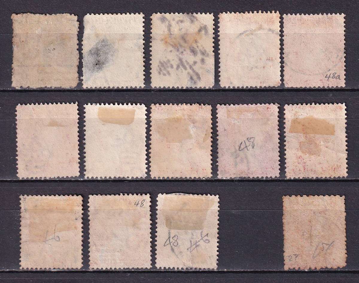 St Vincent 1883>> QV 1d postmark lot , used