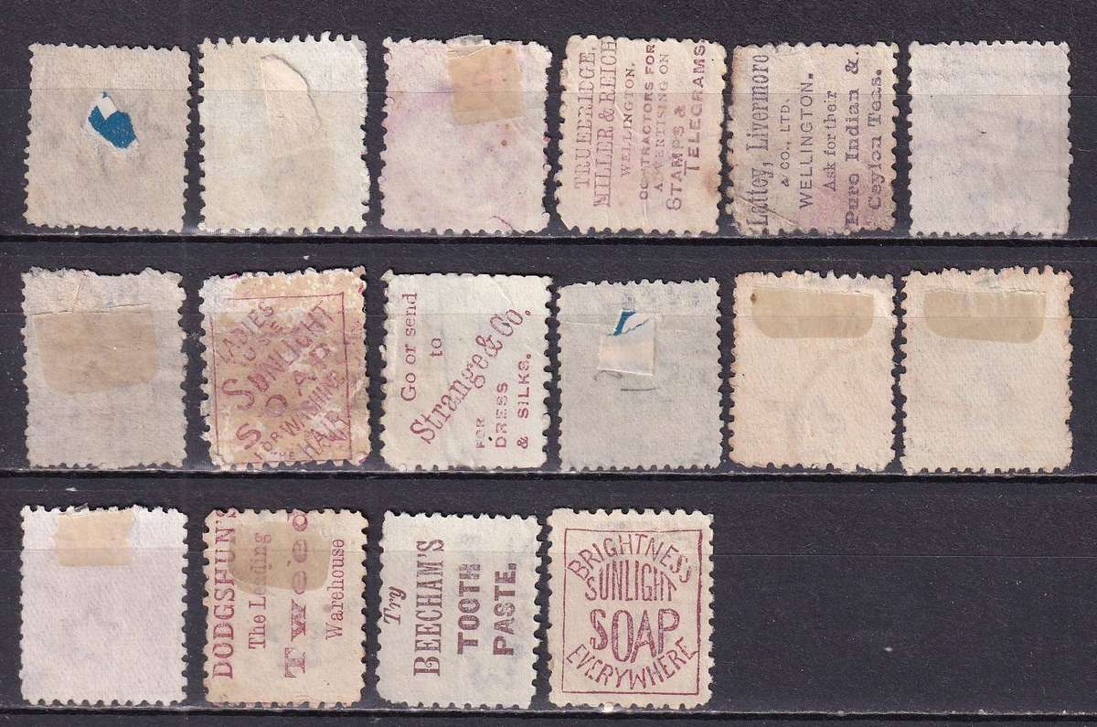 New Zealand QV assortment, used          (2 x SCANS)