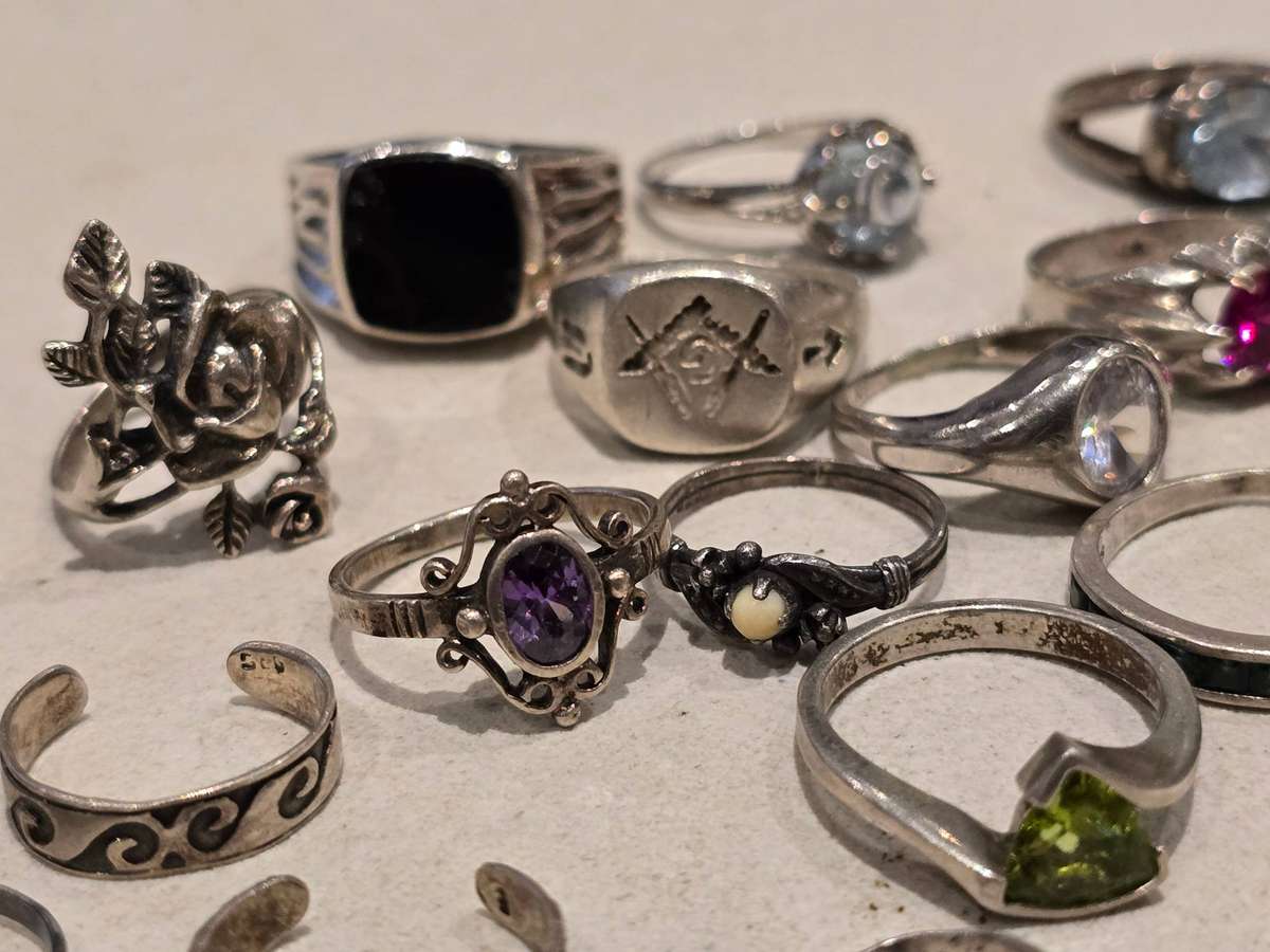 Collection of Sterling Silver rings