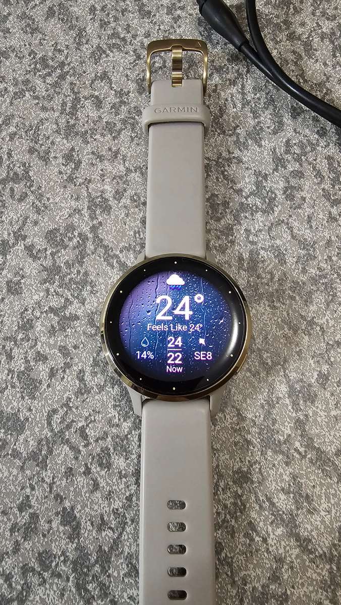 Garmin Venu 3s GPS Smart Watch Soft Gold with French Grey (41mm)