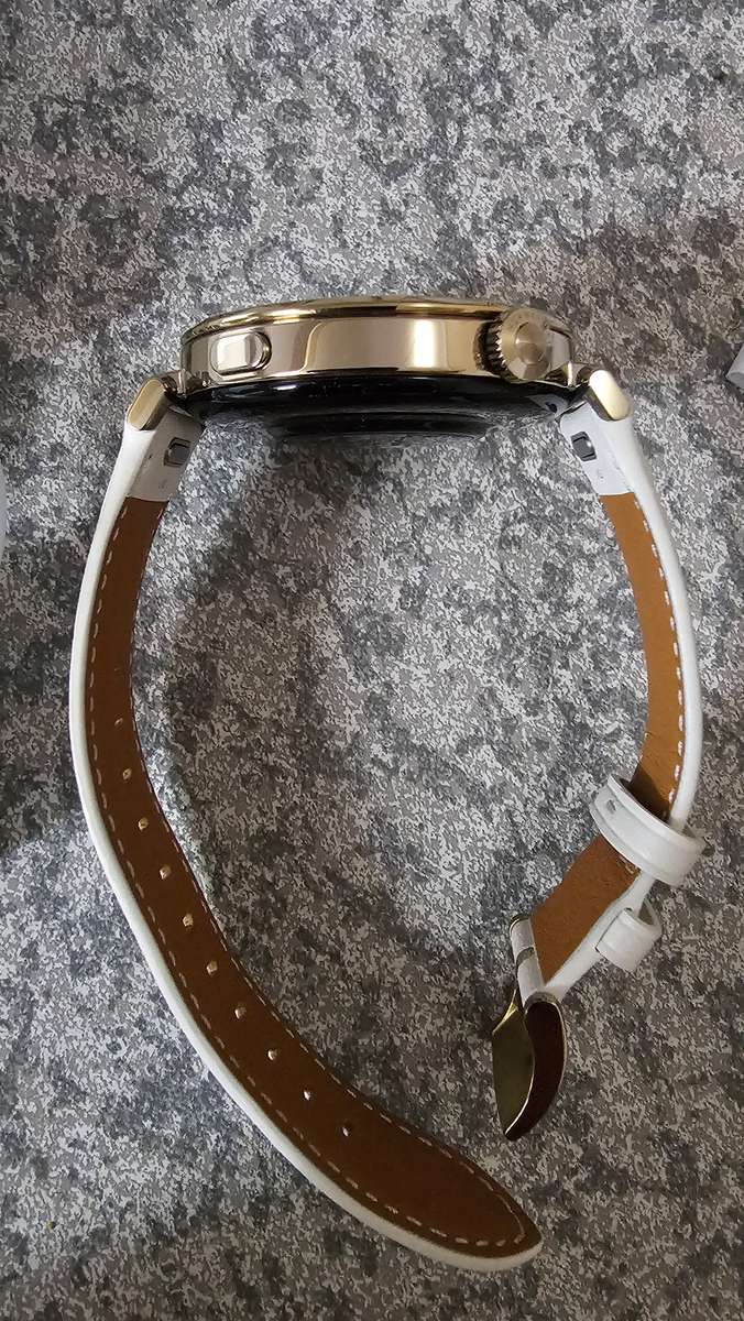 Huawei Watch GT 5 GPS 41mm, White Leather Strap