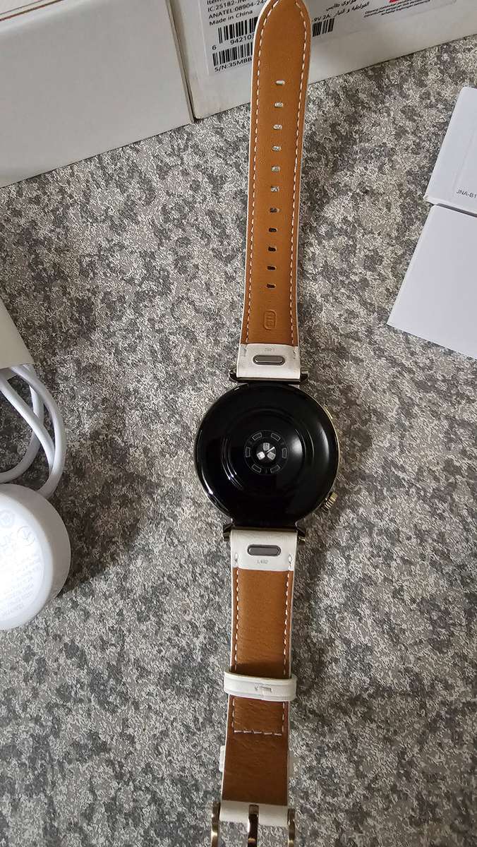 Huawei Watch GT 5 GPS 41mm, White Leather Strap