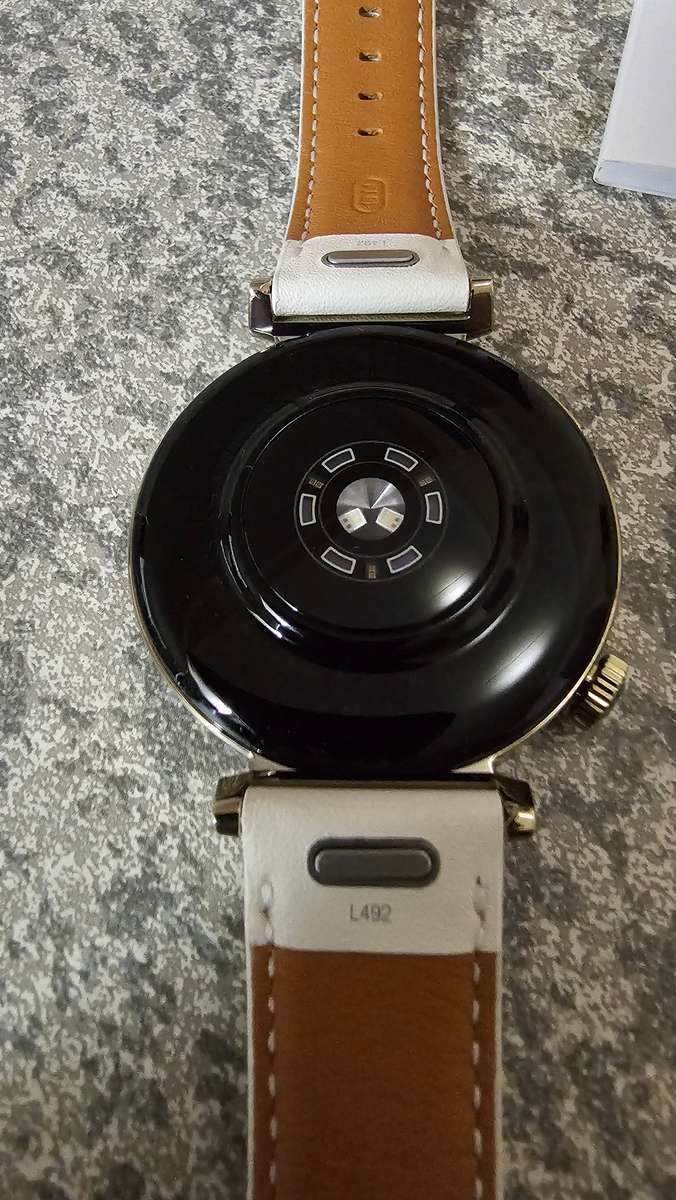 Huawei Watch GT 5 GPS 41mm, White Leather Strap