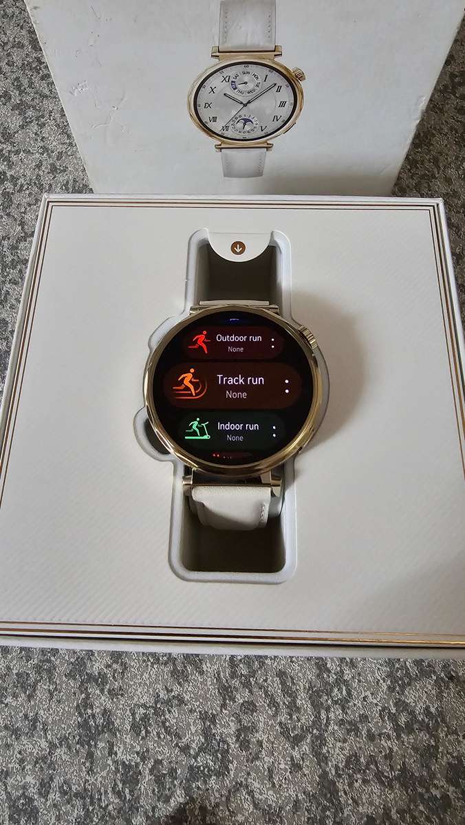 Huawei Watch GT 5 GPS 41mm, White Leather Strap