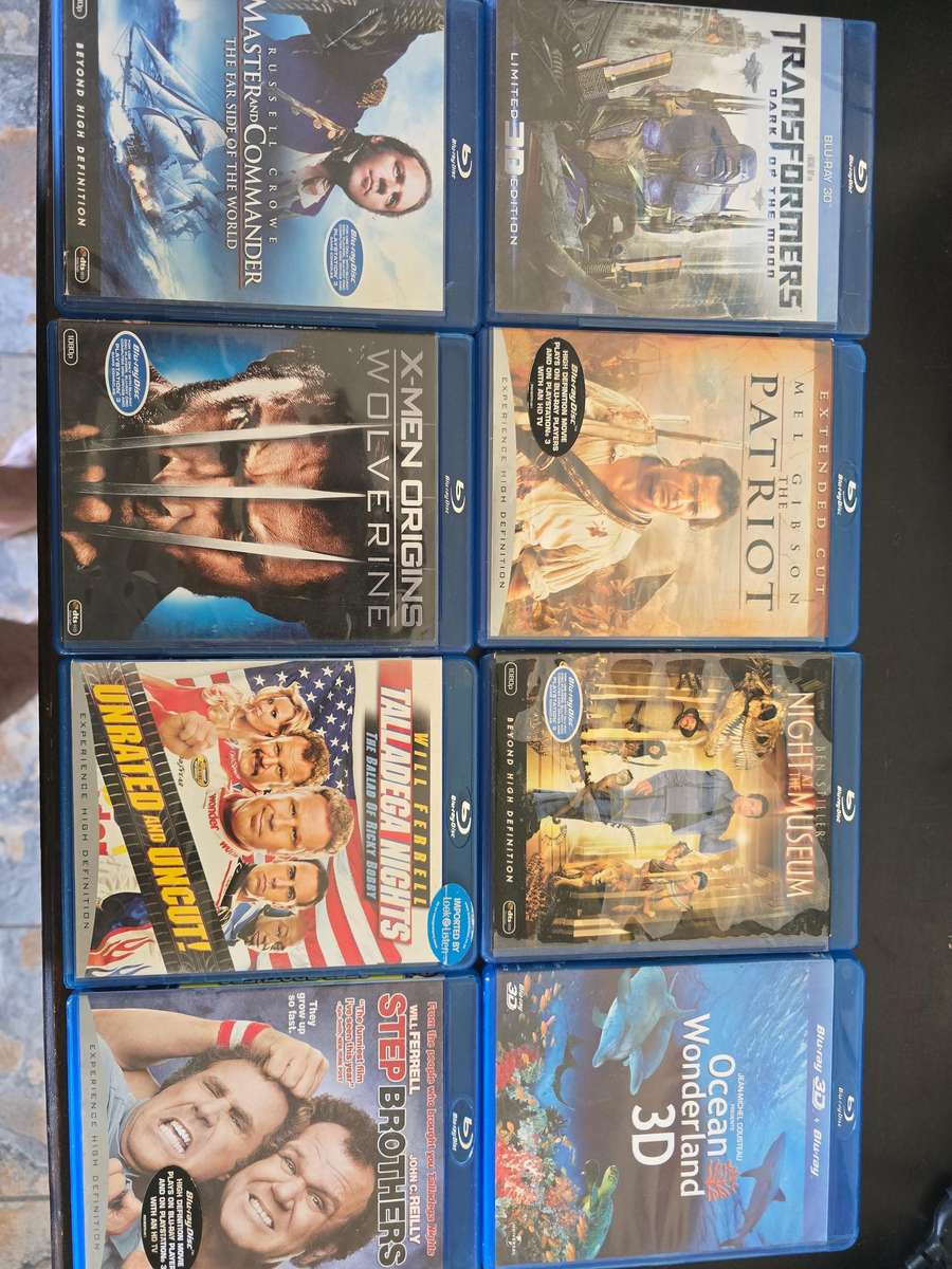 BLUE RAY CD'S AND MOVIES FOR SALE GRAB THEM NOW LAST ONE! BARGAIN!