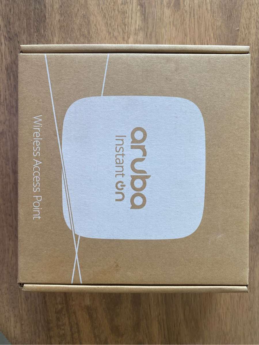 Brand New HPE Aruba Instant On AP12 Indoor Access Point  Unused, Opened Box
