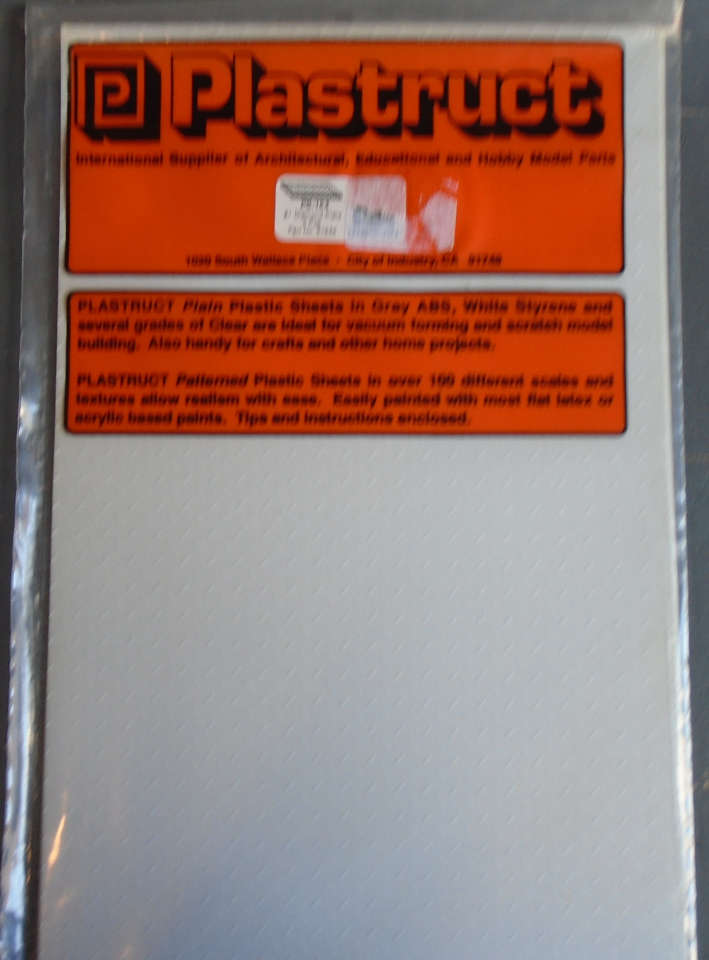 PLASTRUCT - DIAMOND PLATE SHEET, IN PKT, 175 X 300mm