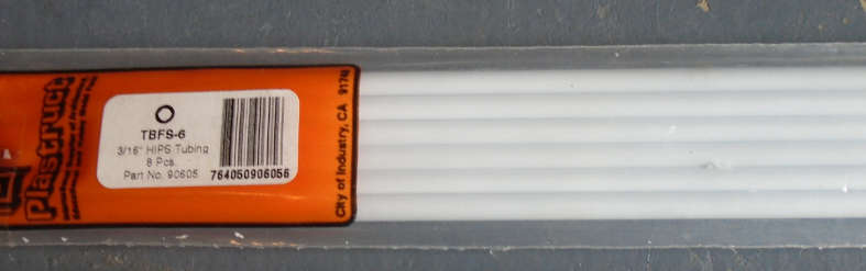 PLASTRUCT - 4 X 1/4" TUBING, IN PKT, L - 385mm