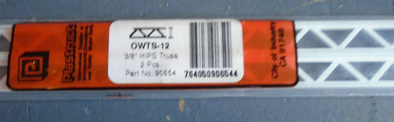 PLASTRUCT - 2 X 3/8" TRUSS, IN PKT, L-150mm