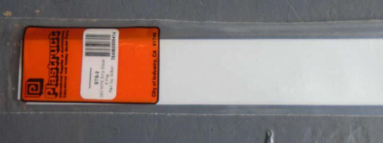 PLASTRUCT - 5 X 0.02 STRIP STOCK, IN PKT, L - 615mm