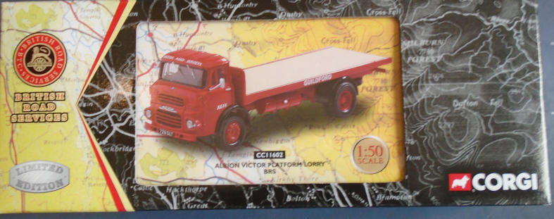CORGI 1/50 SCALE - ALBION VICTOR PLATFORM LORRY BRS, MINT IN BOX