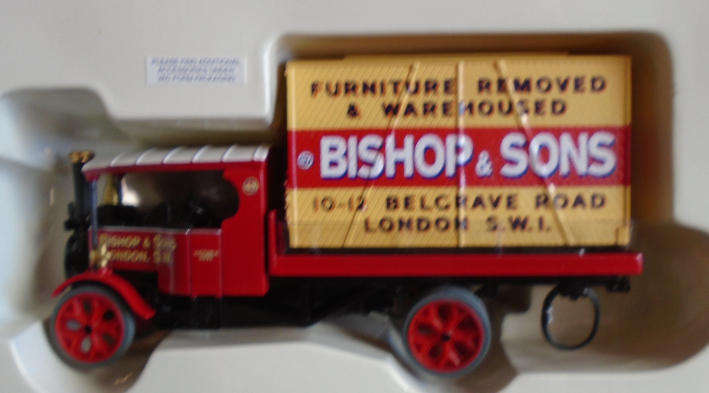 CORGI 1/50 SCALE - FODEN FLATBED STEAMER WITH LIFTVAN, MINT IN BOX