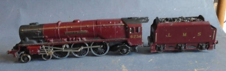 HORNBY DUBLO OO SCALE - 4-6-2 DUCHESS OF ABERCORN STEAM LOCO & TENDER
