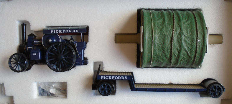 CORGI 1/50 SCALE - FOWLER B6 ROAD LOCOMOTIVE LOW LOADER & LOAD - BOXED