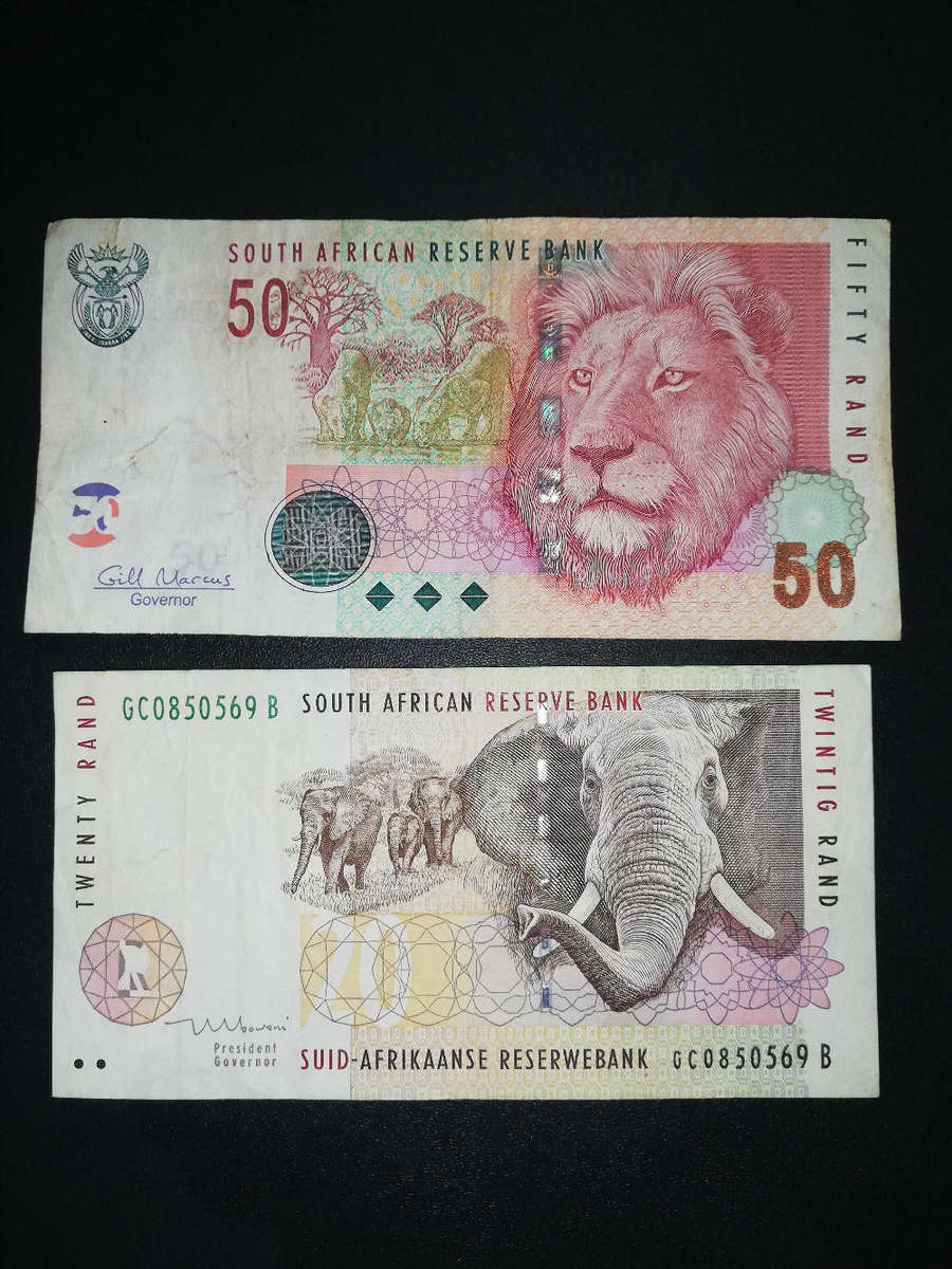 R50 GILL MARCUS & R20 MBOWENI