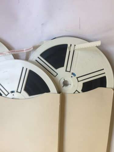 8 mm. PHOTAX FILM REELS , 180 mm. / 7 ins. diam. 3 reels in sleeves, in original packaging box